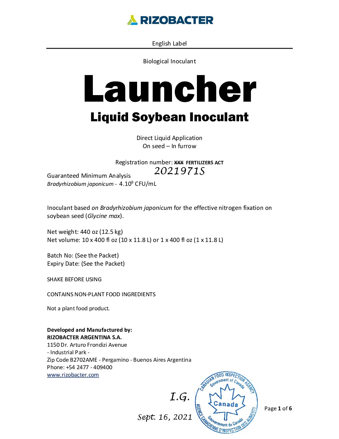 Launcher Label