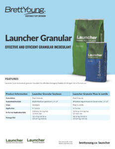 Launcher Pea/Lentil Granular Techsheet