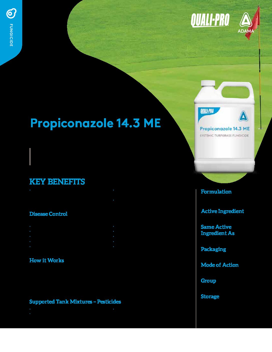 Fiche technique Propiconazole