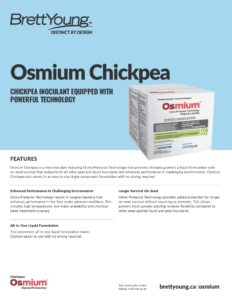 Osmium Chickpea Tech sheet