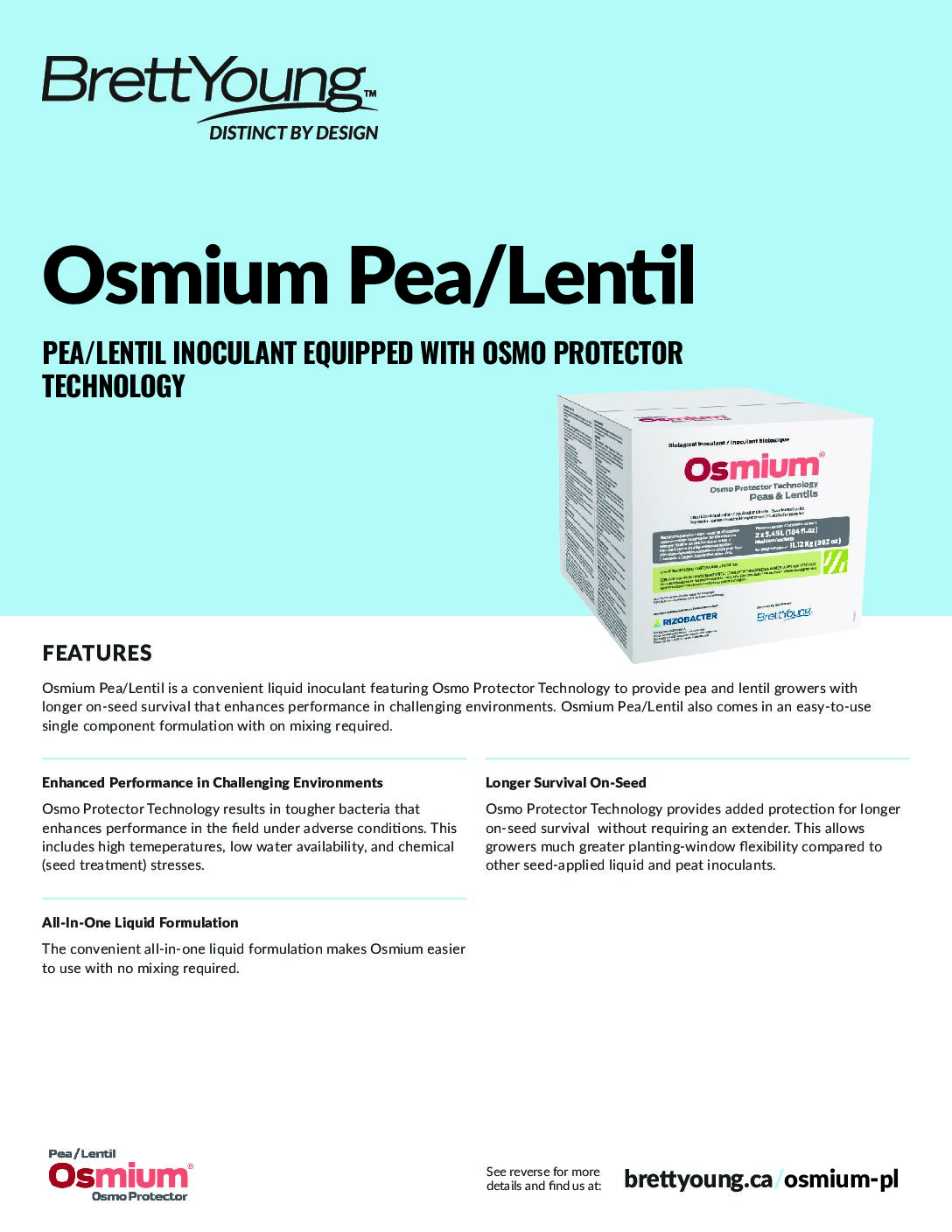 Osmium Pea/Lentil Techsheet