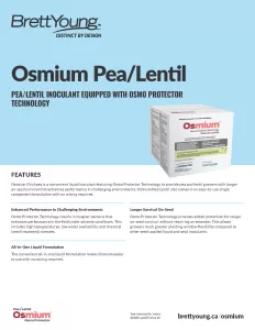 Osmium Pea/Lentil Techsheet