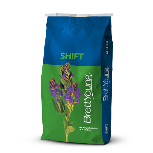 Shift alfalfa bag