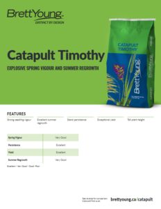 Catapult Timothy Techsheet