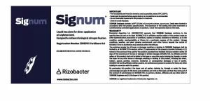 Signum Soybean  Seed Tag