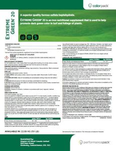 Fiche pédagogique Extreme Green 20
