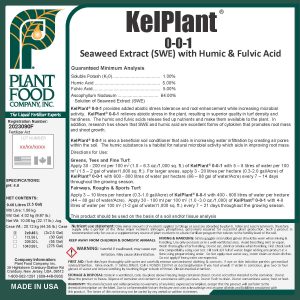 KelPlant® 0-0-1 Label