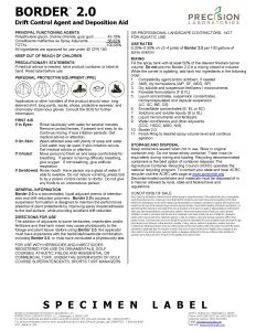 Border™ 2.0 Label