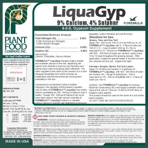 FOREMULA™ LiquaGyp Label