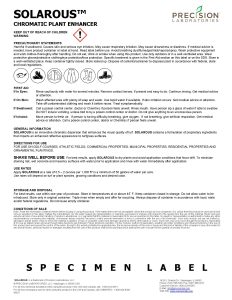 Solarous™ Label